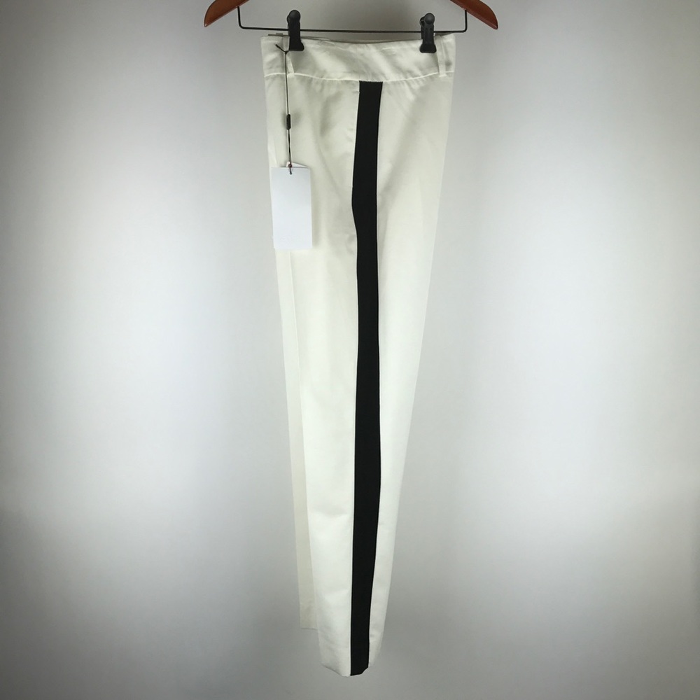 NWT Lacoste white and black Tuxedo Pants - Picture 1 of 7